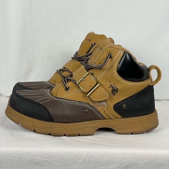 Polo Association Kedge Buckle Duck Toe Boots - Men’s 8 1/2 - Picture 4 of 10